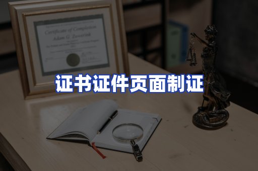 证书证件页面制证